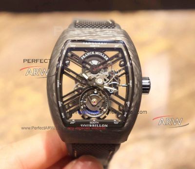 Perfect Replica Franck Muller Tourbillon Price List - All Black For Mens